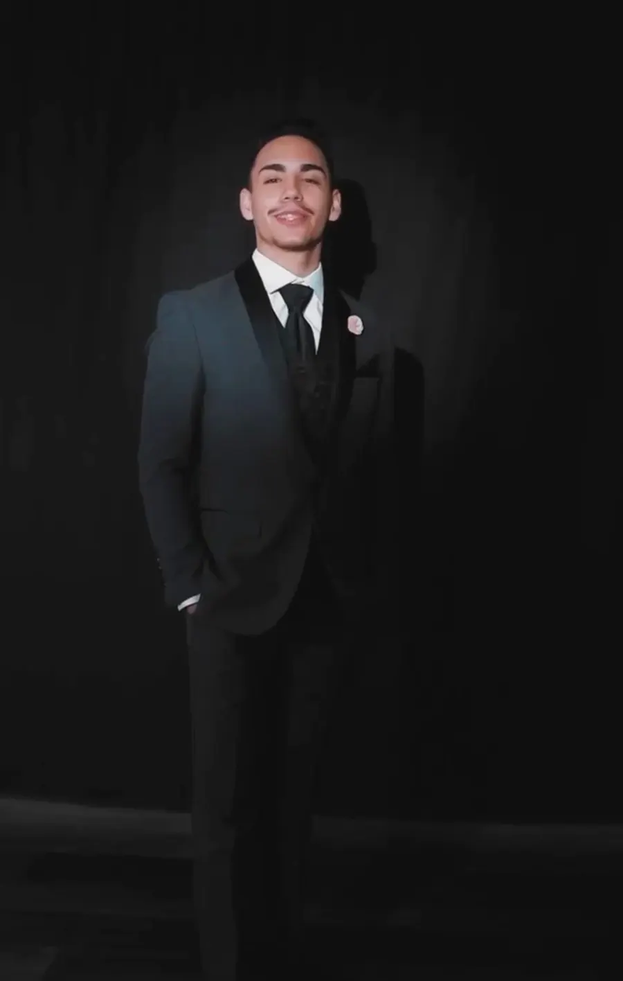 Black tuxedo